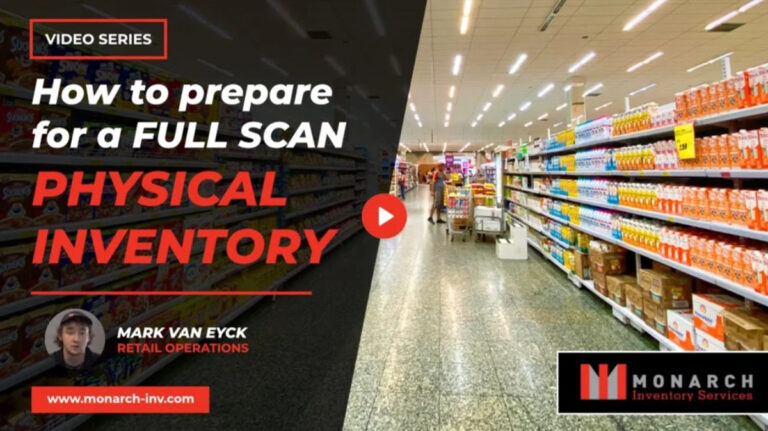 How Do I Prepare for a Full Scan Physical Inventory in my Large Retail Store