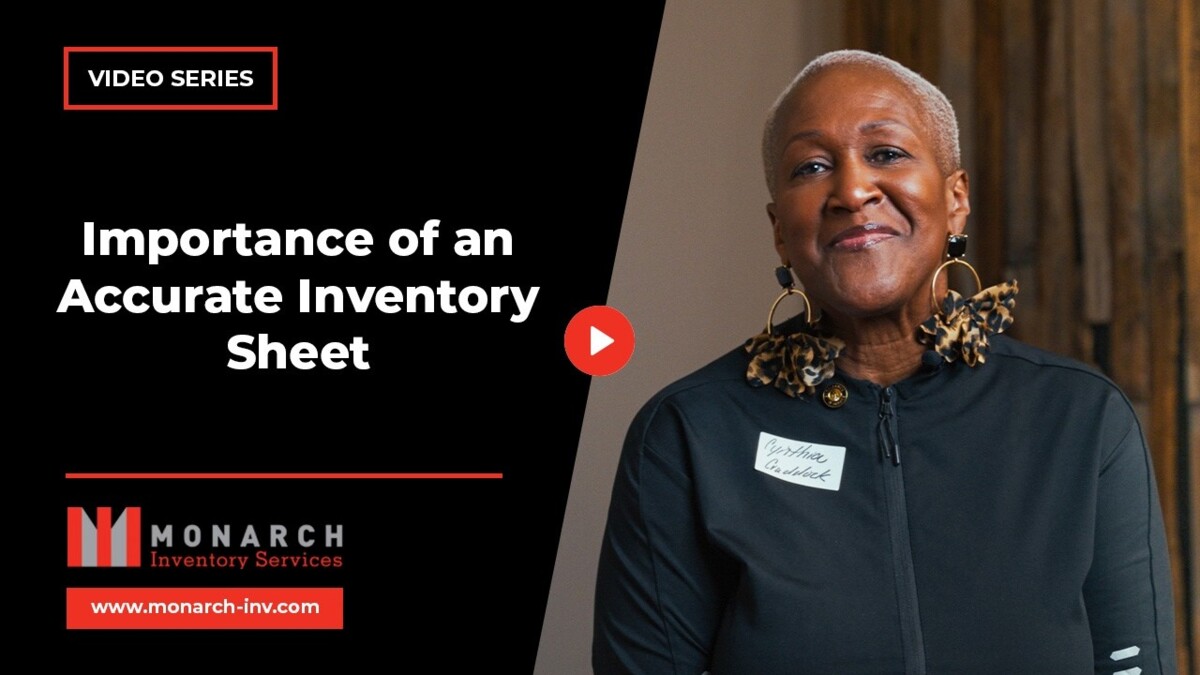 importance of an accurate inventory sheet